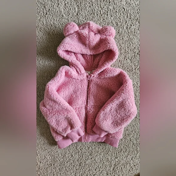 H&M Soft Pink Textured Jacket - Picture 2 of 4